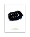 Fashionable Canvas prints for the living room - Zodiac sign Aquarius | FEEBY