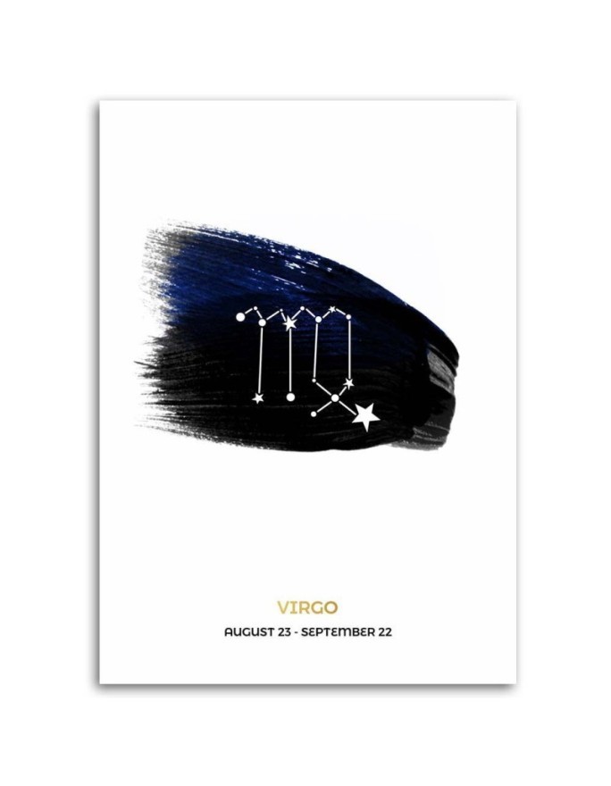 Canvas paintings for the living room - Zodiac sign Virgo | FEEBY