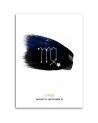 Canvas paintings for the living room - Zodiac sign Virgo | FEEBY