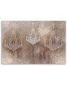 Stylish Canvas painting for living room - Retro chandelier | FEEBY