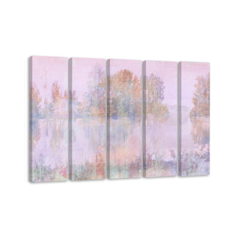 Stylish painting for living room - Lake view | FEEBY