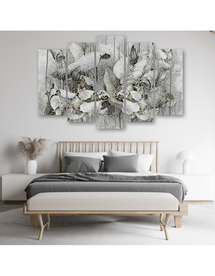 Stylish Cnvas paintings for wall - Lotus Blossom | FEEBY