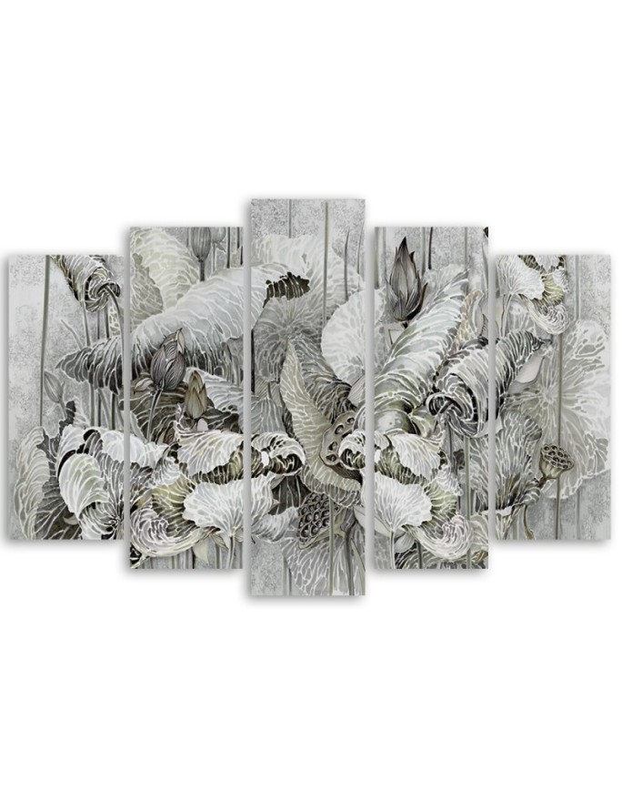 Stylish Cnvas paintings for wall - Lotus Blossom | FEEBY