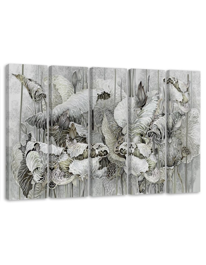 Stylish paintings for wall - Flowers of the sacred lotus | FEEBY