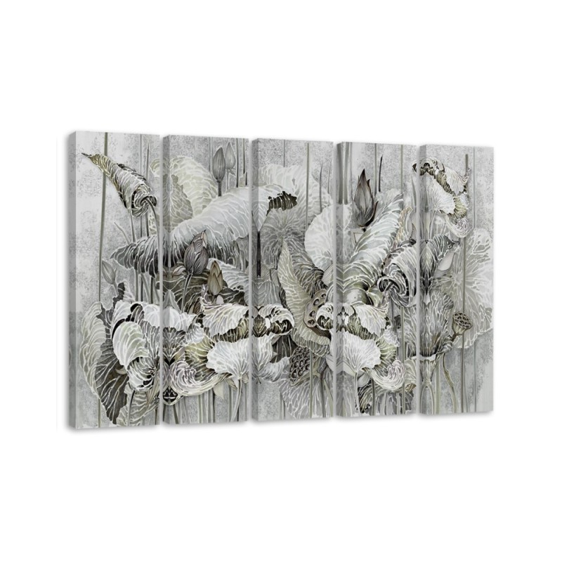 Stylish paintings for wall - Flowers of the sacred lotus | FEEBY