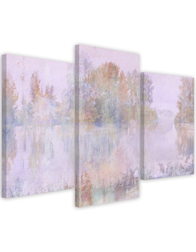 Modern paintings for wall - Lake view | FEEBY