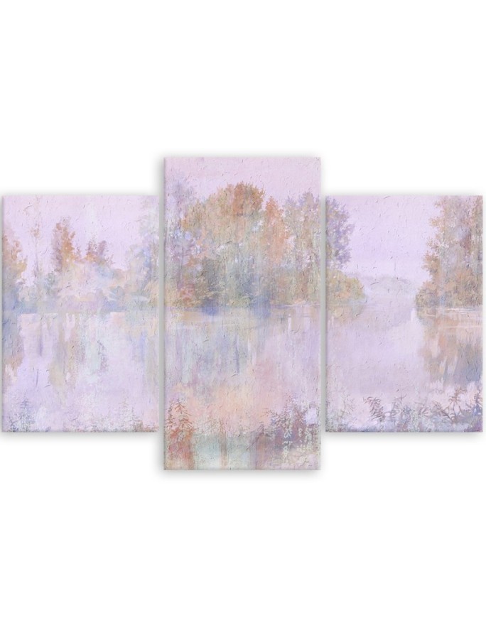 Modern paintings for wall - Lake view | FEEBY