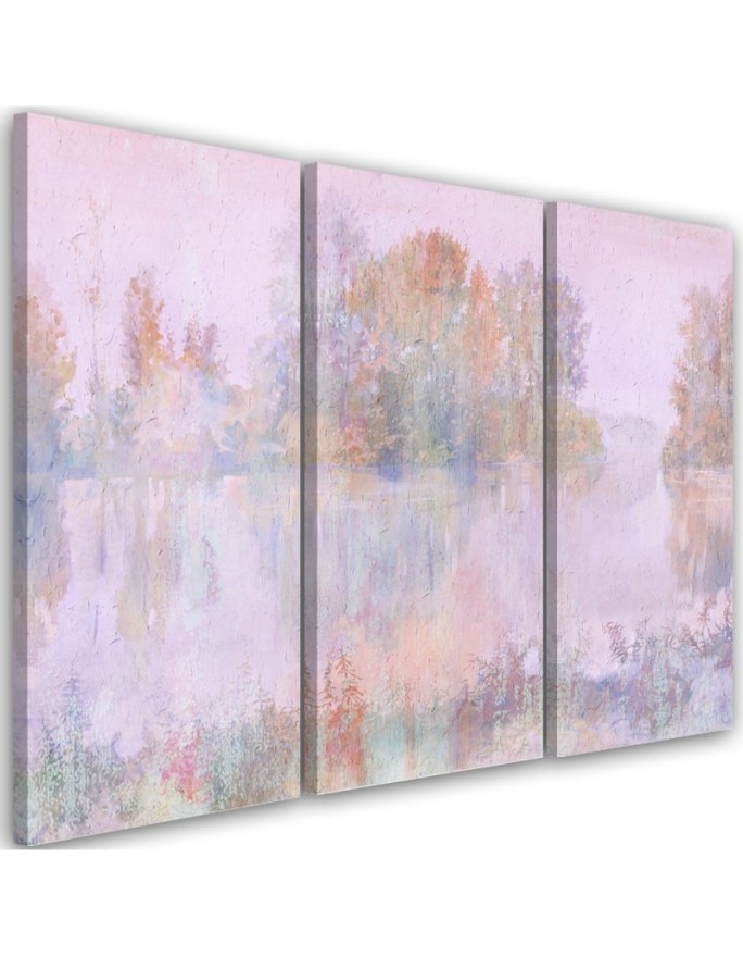 Canvas print Lake view