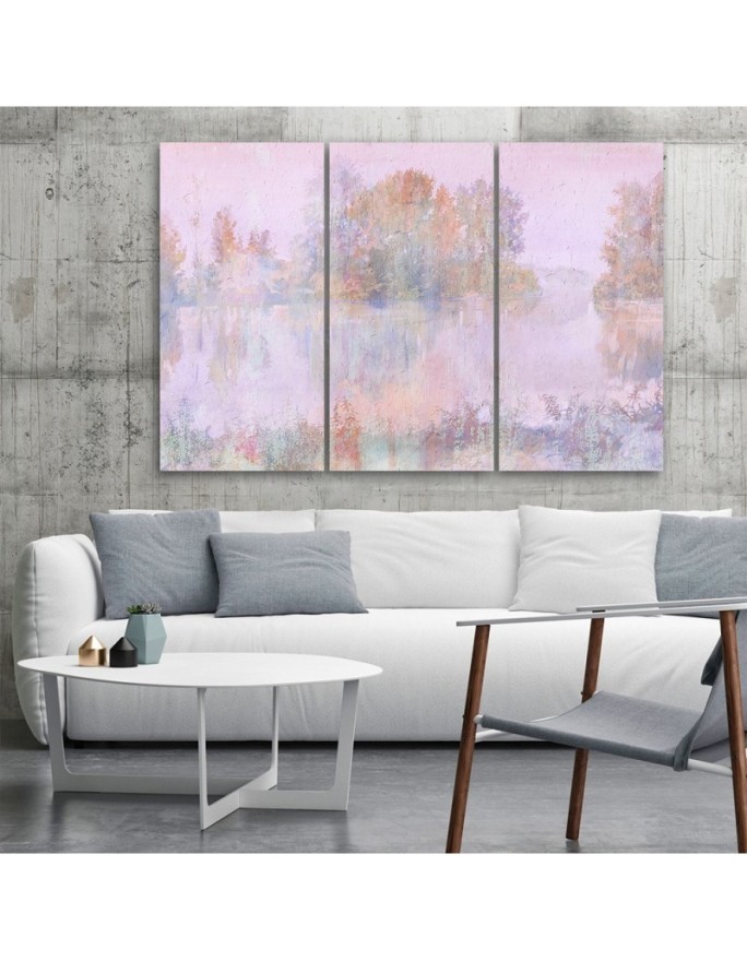 Modern wall art paintings - Lake view | FEEBY