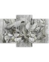Flowers of the sacred lotus - Modern paintings for wall | FEEBY