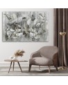 Flowers of the sacred lotus - Modern Canvas paintings for the living room | FEEBY