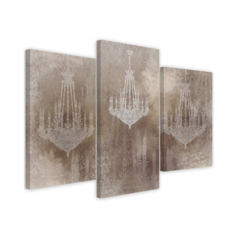 Chandeliers - Modern paintings for the living room | FEEBY