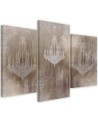 Chandeliers - Modern paintings for the living room | FEEBY