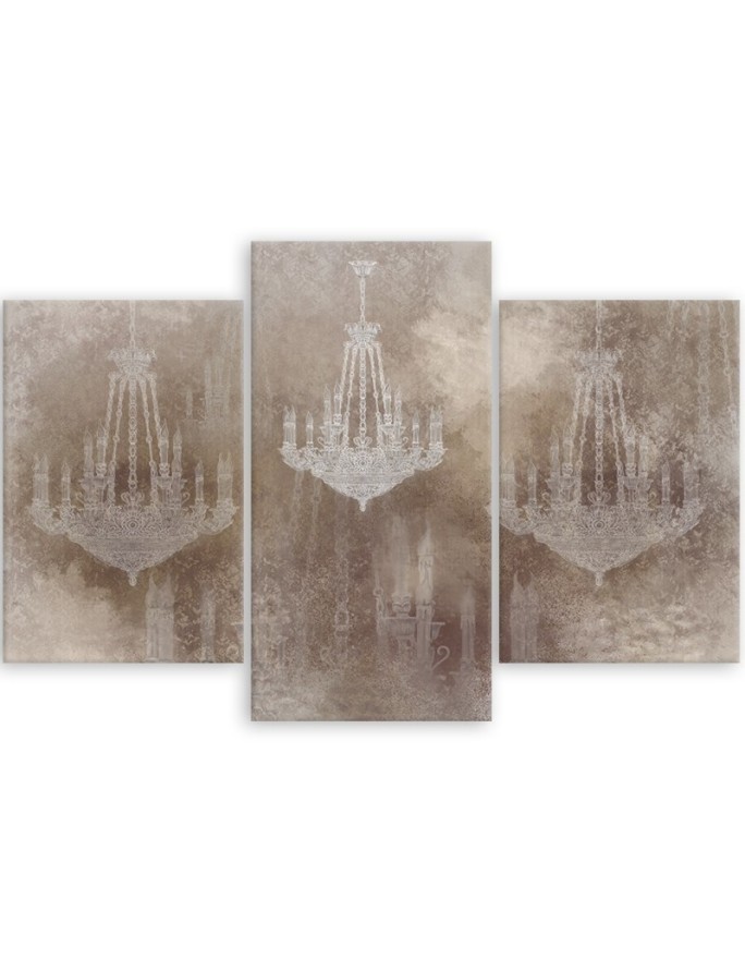 Chandeliers - Modern paintings for the living room | FEEBY