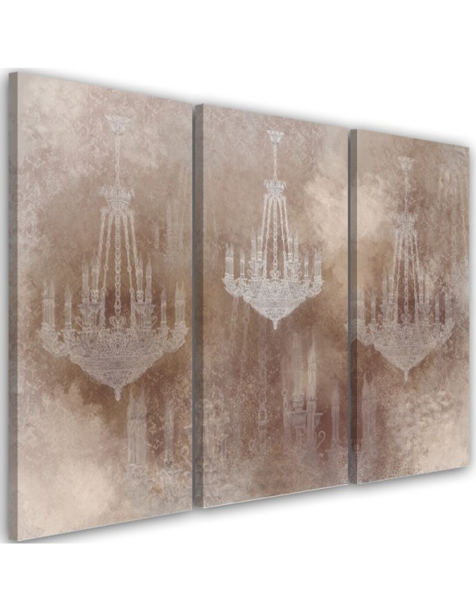 Chandeliers - Abstract painting on canvas | FEEBY
