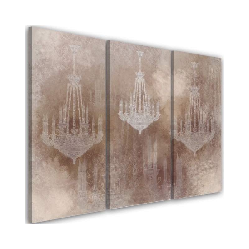 Chandeliers - Abstract painting on canvas | FEEBY