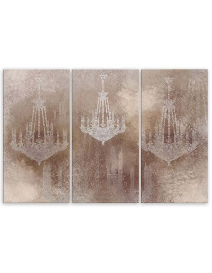 Chandeliers - Abstract painting on canvas | FEEBY
