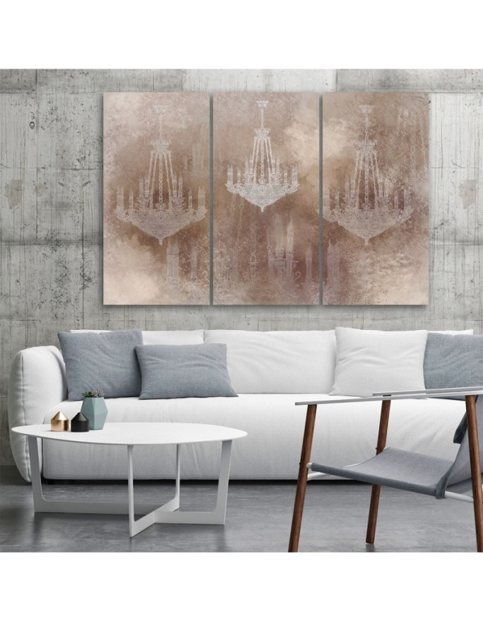 Chandeliers - Abstract painting on canvas | FEEBY