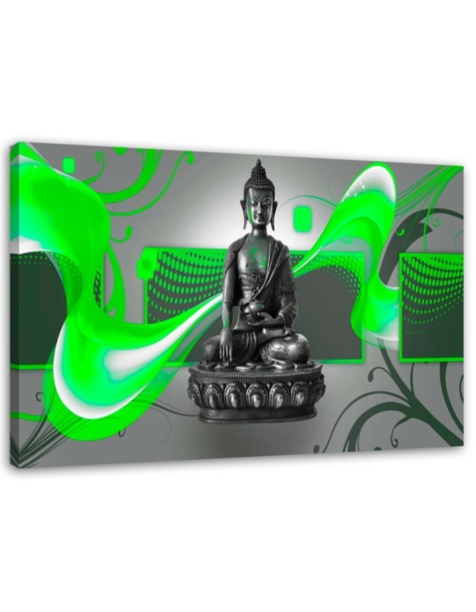 Buddha meditation abstract - Oriental wall art paintings | FEEBY