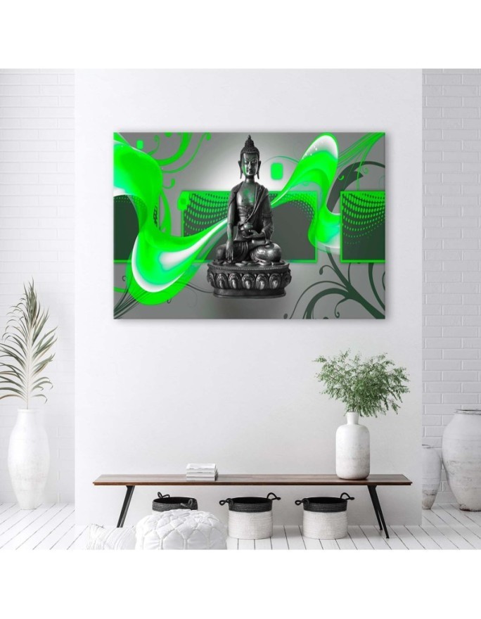 Buddha meditation abstract - Oriental wall art paintings | FEEBY