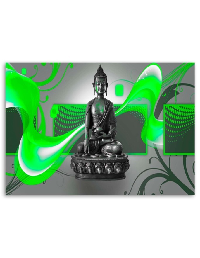 Buddha meditation abstract - Oriental wall art paintings | FEEBY