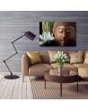 Painting abstract on canvas - Buddha lotus flower | FEEBY