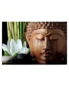 Painting abstract on canvas - Buddha lotus flower | FEEBY