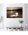 Canvas prints abstract on canvas - Buddha on zen stones | FEEBY