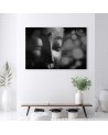 Canvas prints zen Buddhism - Buddha face and circles | FEEBY