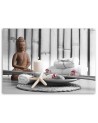 Canvas prints zen Buddhism - Buddha with candle | FEEBY