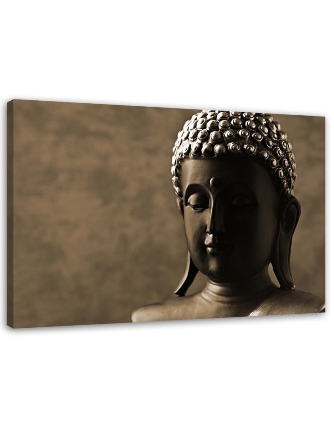 Canvas prints zen Buddhism - Buddha's head | FEEBY