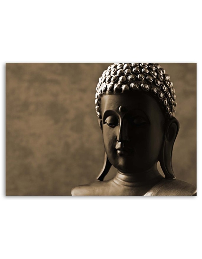 Canvas prints zen Buddhism - Buddha's head | FEEBY