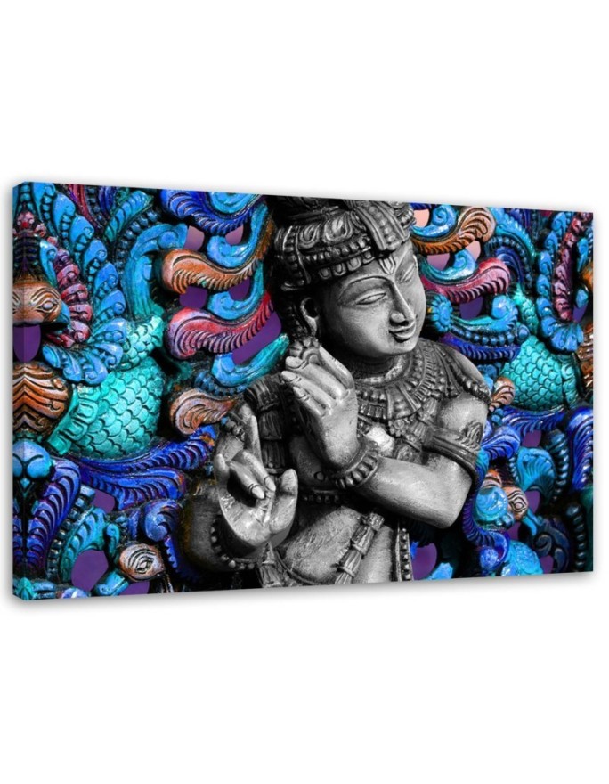 Zen Buddhism Canvas paintings - Buddha on mosaic background | FEEBY