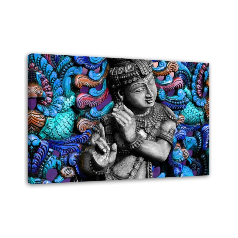 Zen Buddhism Canvas paintings - Buddha on mosaic background | FEEBY