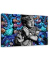 Zen Buddhism Canvas paintings - Buddha on mosaic background | FEEBY