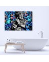 Zen Buddhism Canvas paintings - Buddha on mosaic background | FEEBY
