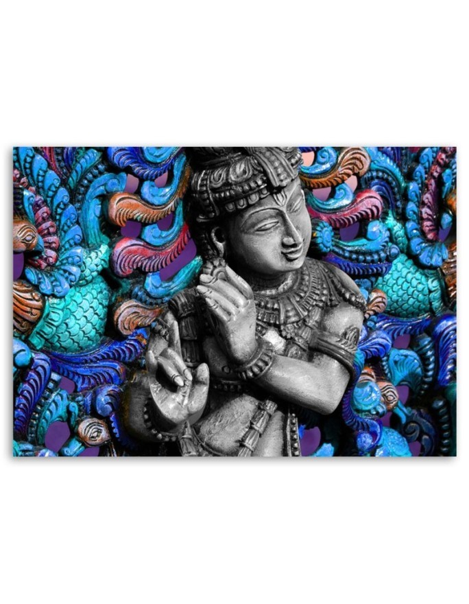 Zen Buddhism Canvas paintings - Buddha on mosaic background | FEEBY