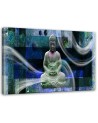 Buddha statue - Abstract painting on canvas | FEEBY