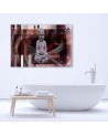 Abstract painting on canvas - Buddha abstract zen | FEEBY