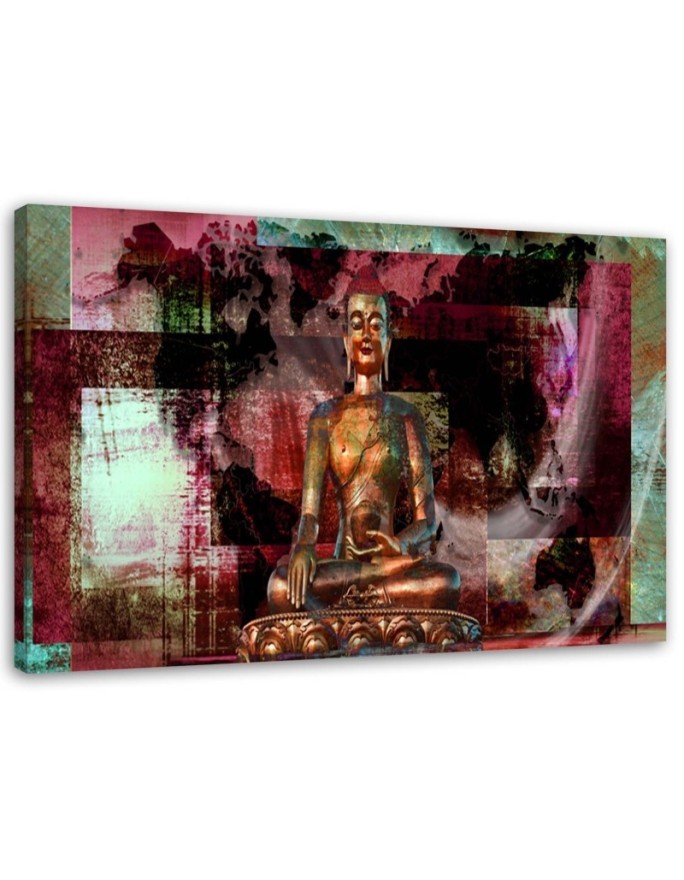 Abstract painting on canvas - Buddha abstract | FEEBY