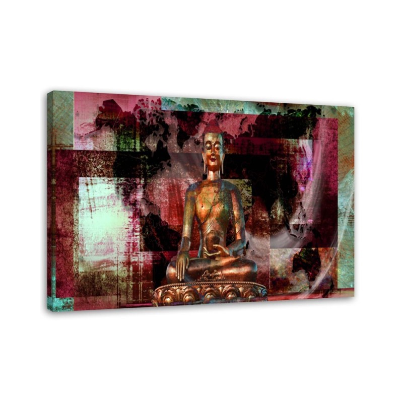 Abstract painting on canvas - Buddha abstract | FEEBY