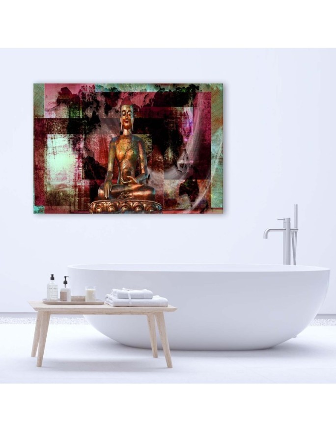 Abstract painting on canvas - Buddha abstract | FEEBY