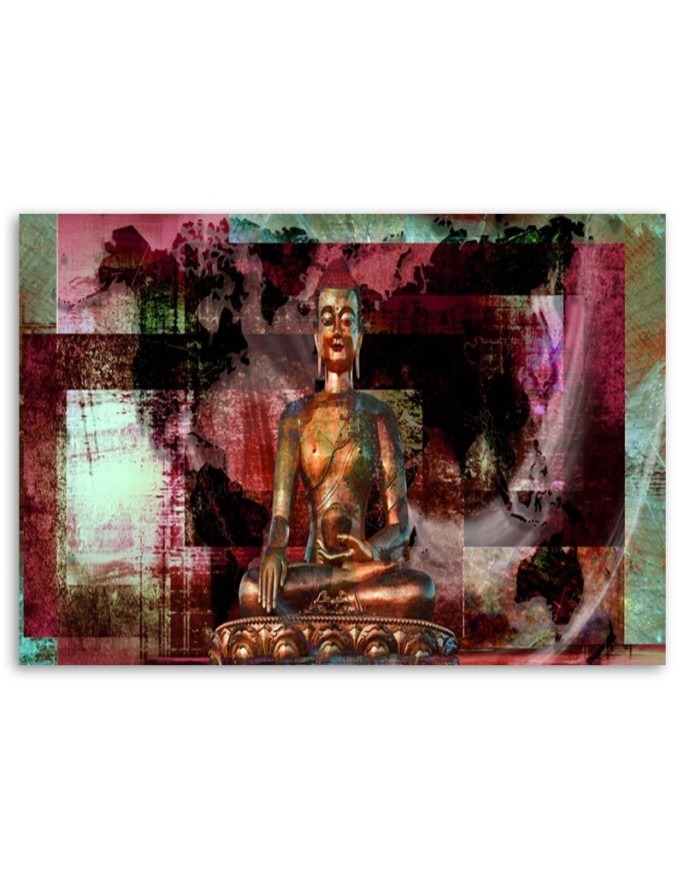 Abstract painting on canvas - Buddha abstract | FEEBY
