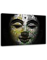 Canvas paintings with zen theme - Buddha face in patterns | FEEBY