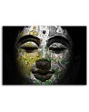 Canvas paintings with zen theme - Buddha face in patterns | FEEBY
