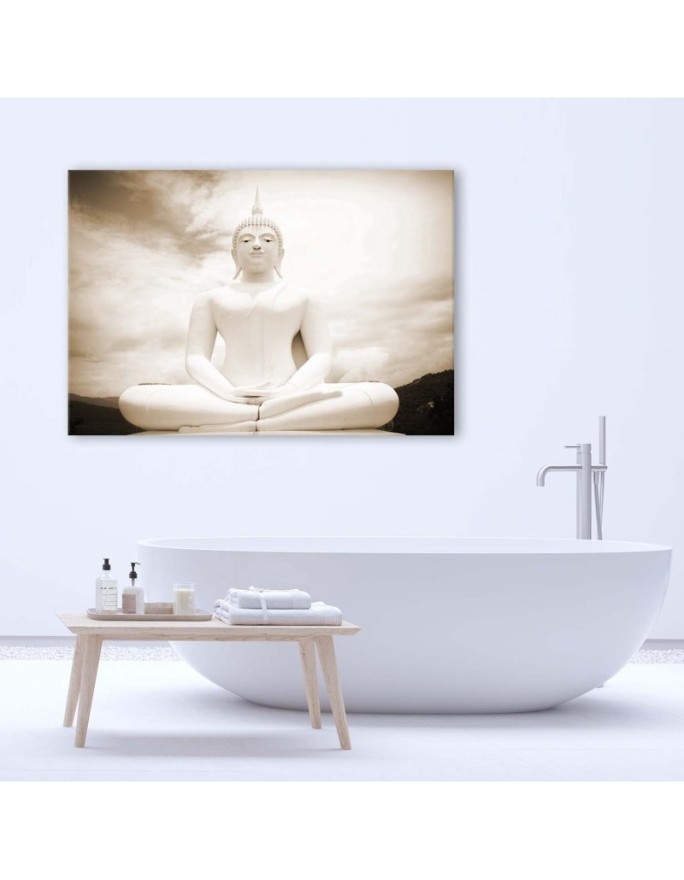 Canvas prints with zen theme - Buddha and retro sky | FEEBY