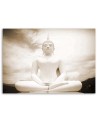 Canvas prints with zen theme - Buddha and retro sky | FEEBY