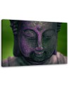 Canvas prints with zen motif - Violet head of the Zen Buddha | FEEBY