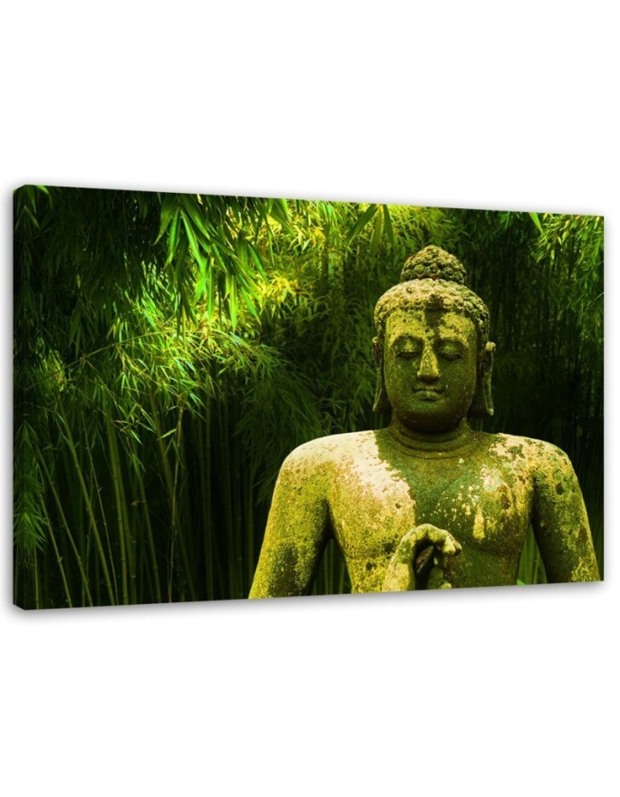 Canvas prints with zen theme - Buddha among bamboos | FEEBY