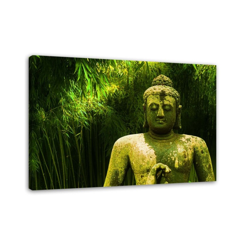 Canvas prints with zen theme - Buddha among bamboos | FEEBY
